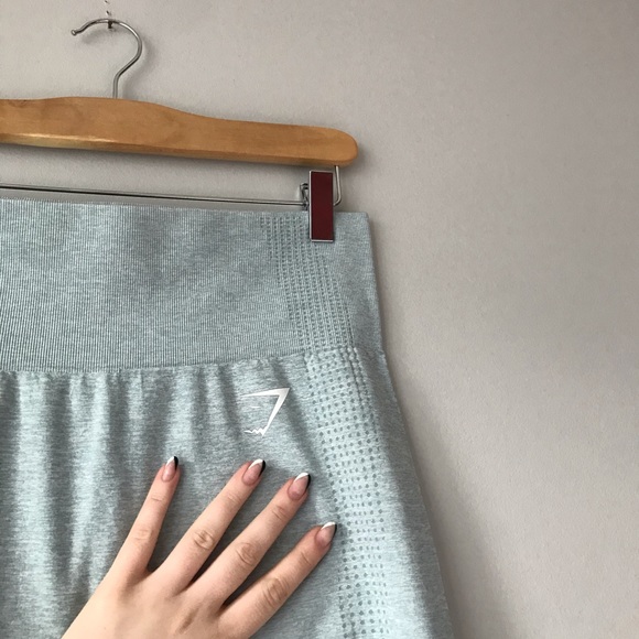 Gymshark Pants - Gymshark light blue vital seamless leggings